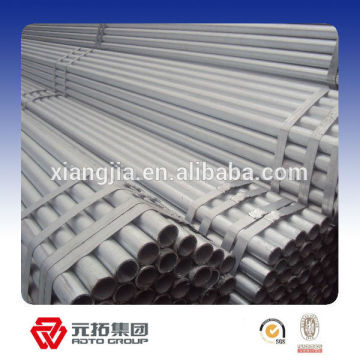 Strong Loading Capacity Hot dipped galvanized STK500 Steel Pipe 6M for africa
